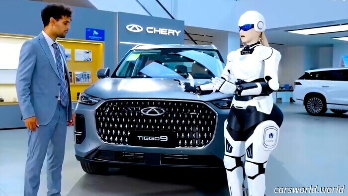 Would You Purchase a Vehicle from a Humanoid Robot Sales Representative? | Carscoops